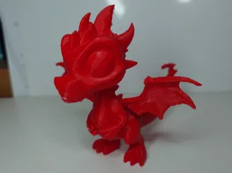 A simple dragon generated by AI.