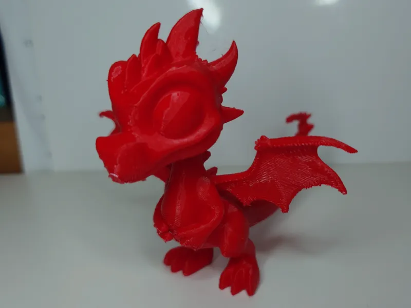 A simple dragon generated by AI.