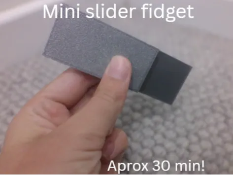 Mini slider fidget