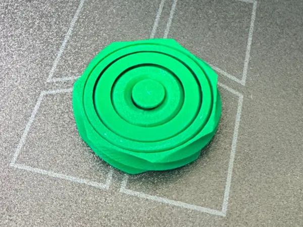 Fidget spinner gyroscopique en spirale