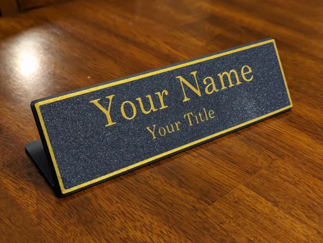 Custom Name Plate - Flush Surface