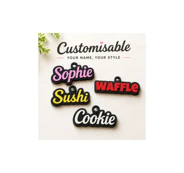 Llavero: Customizable Parametric Name Keychain Pet tag Dog — vista de referencia 4