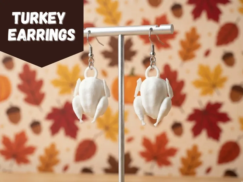 Thanksgiving Turkey Earrings