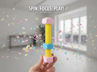 Fidget Toy Helix Gyro Nuts