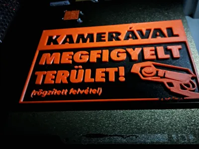 Camera Monitored Area Sign