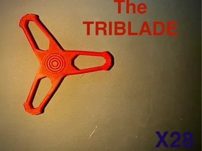 the TRIBLADE - print in place fidget spinner