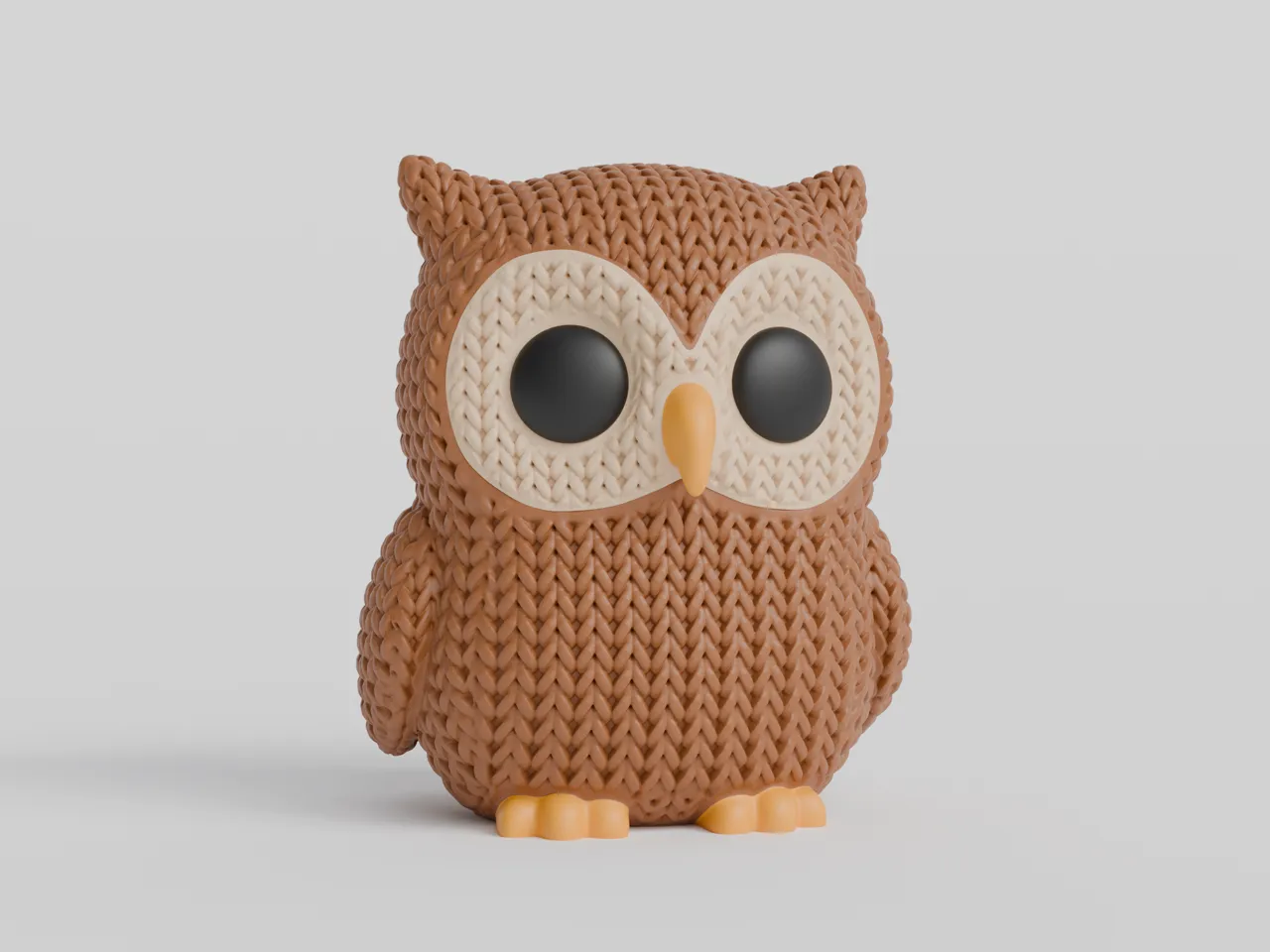 Knitted Owl view 4