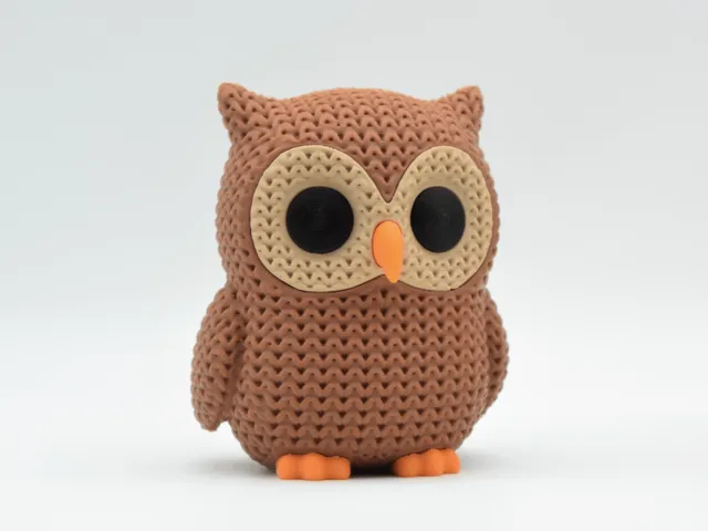 Knitted Owl