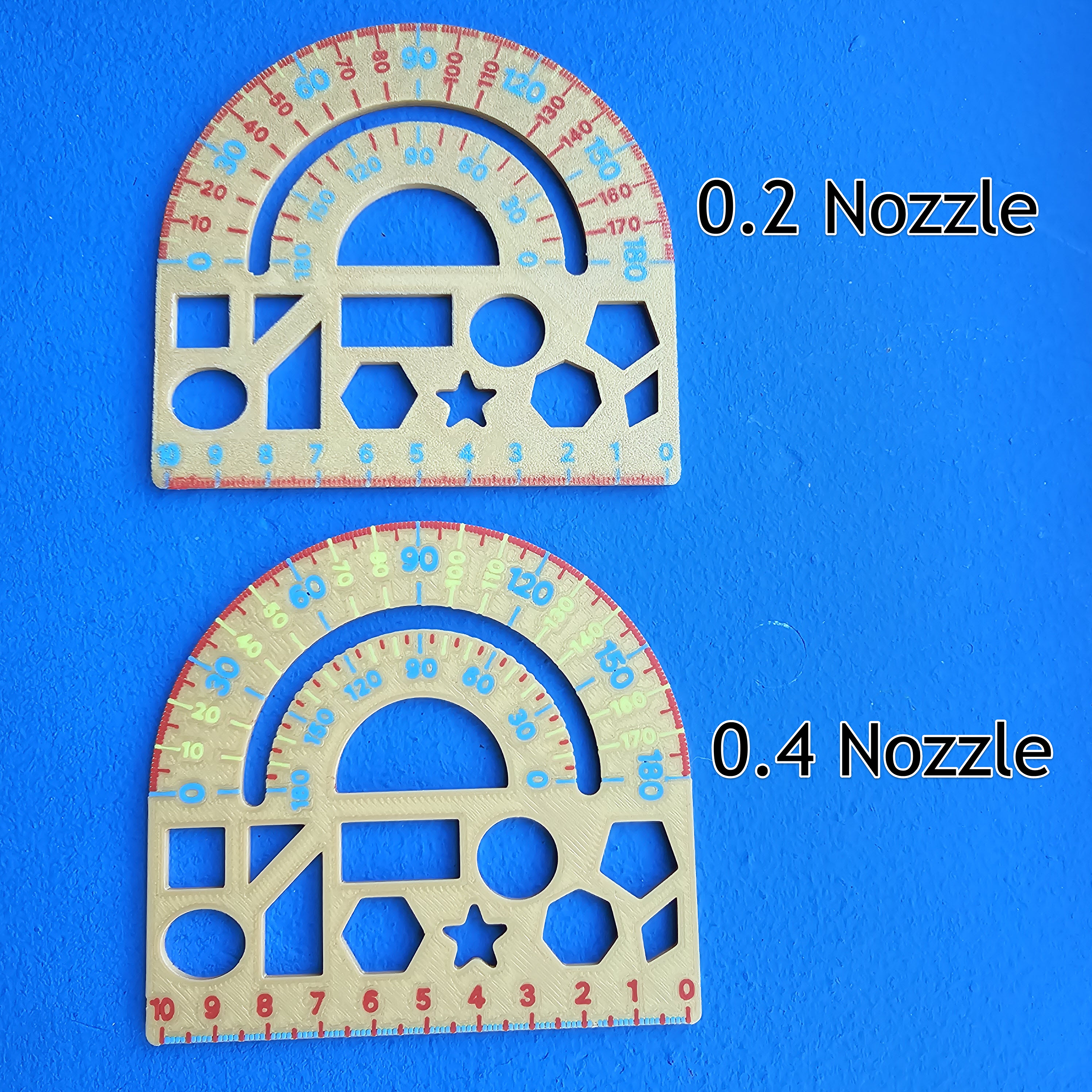 Miniatura 1 do modelo 3D Protractor Ruler