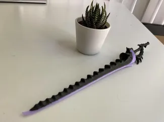 [怪猎黑蚀龙太刀] Monster Hunter Gore Magala Long Sword