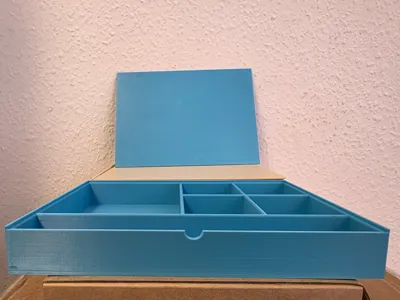 Desk Organiser Tray with Lid (optional) 