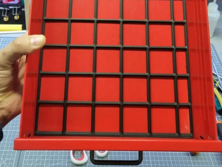 Gridfinity Baseplate for Ikea Helmer drawer unit