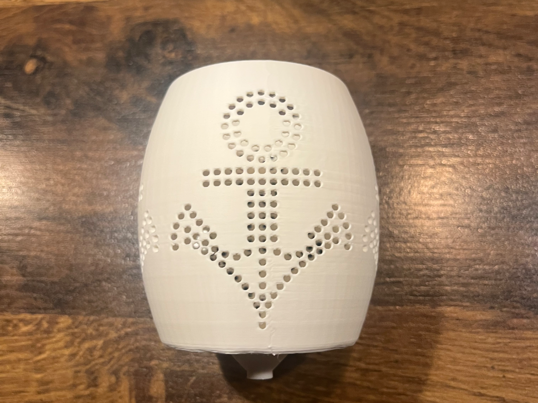 Anker Teelicht für z.B. Holzstab (6mm)