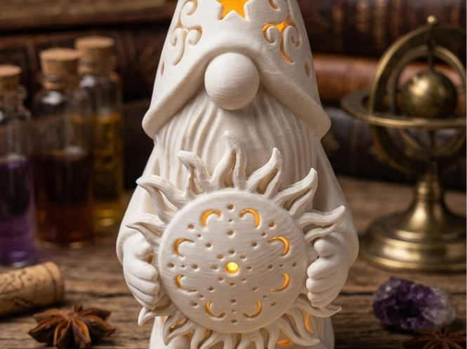 Sonnen-Wichtel - 3D printed Decor, in stock in India