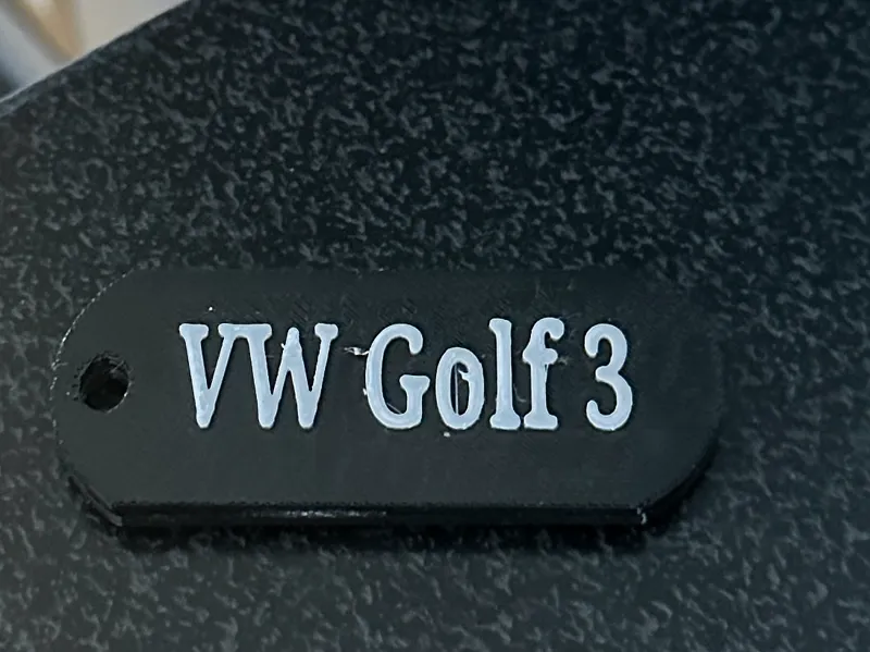 Schlüsselanhänger VW Golf 3