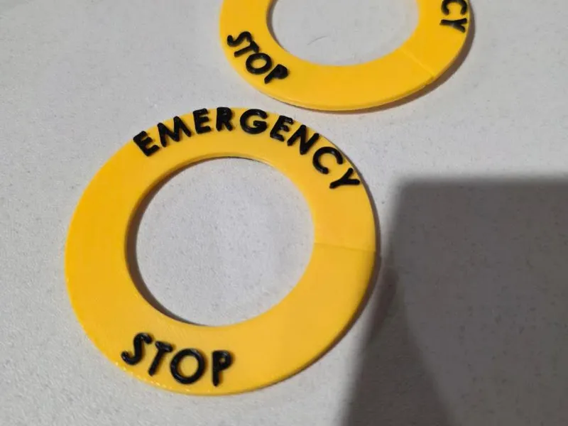 emergency stop ring, 