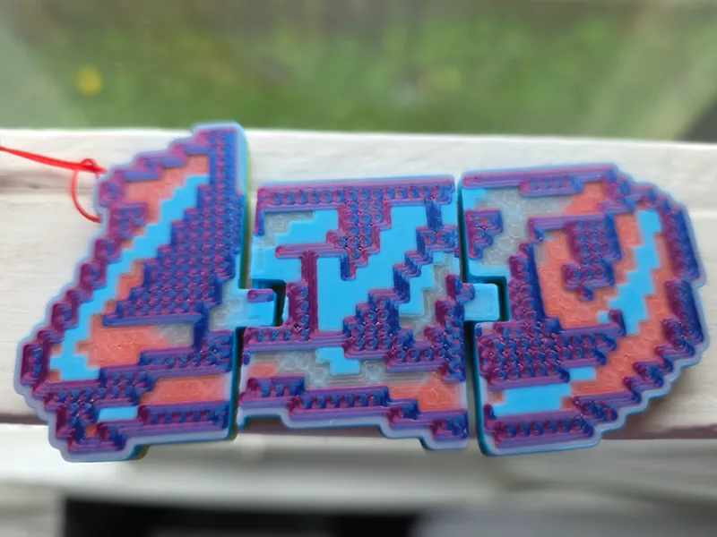 Levity Perler Flexi Festival Rave Trinket