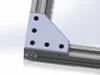Gusseted 90 Degree Bracket