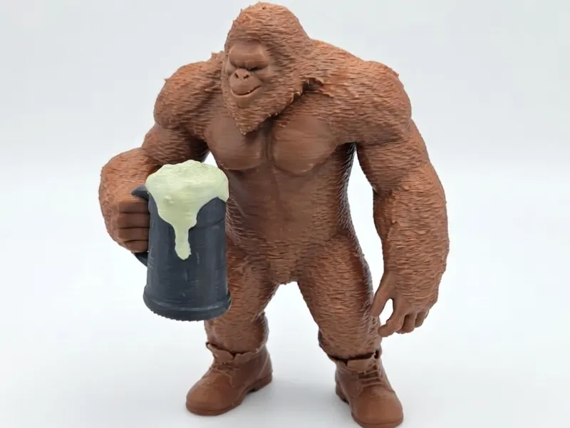 Sasquatch Drinking 