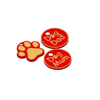 Porte-clés empreintes de patte pour amoureux des chiens — photo 3