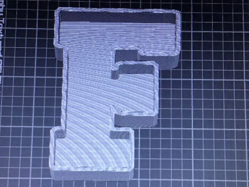 Candy dish letters (F)