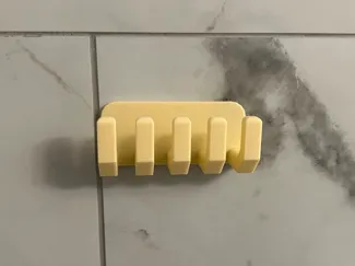 Shower room hair collecting claw