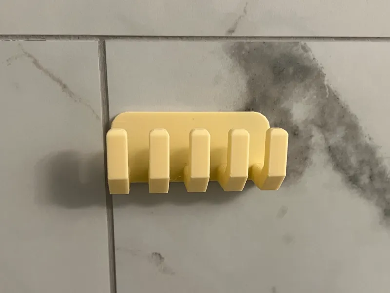 Shower room hair collecting claw