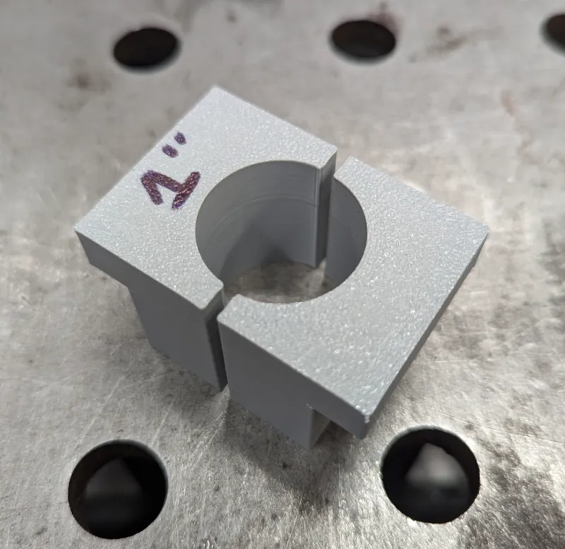 1-inch shaft clamp for suspension fork dampers