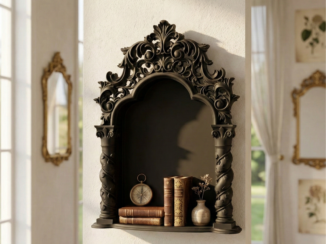 Baroque Regal Wall Shelf - Baroque Shrine