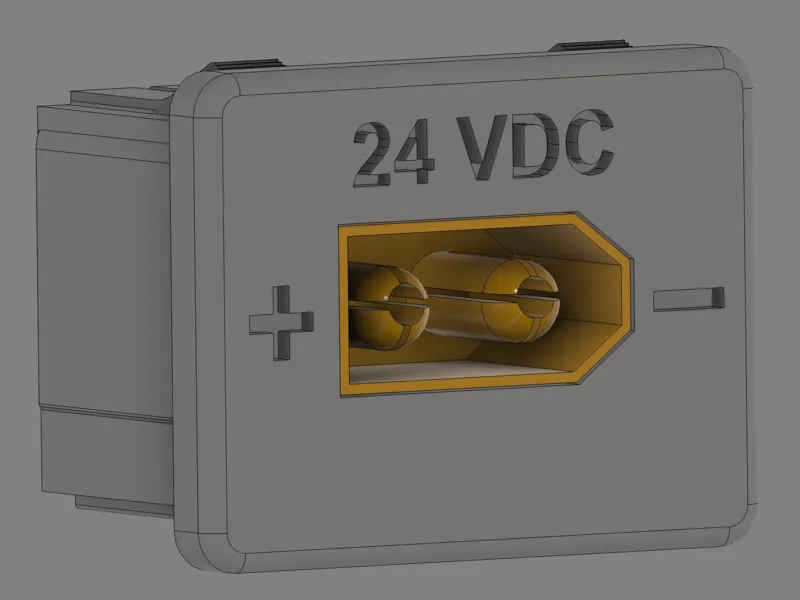 C14 receptacle to XT60 adapter