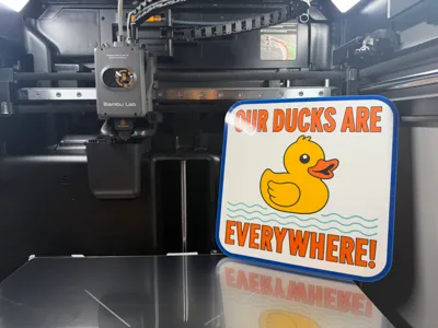 Cruise Cabin Plaque - Our Ducks are Everywhere