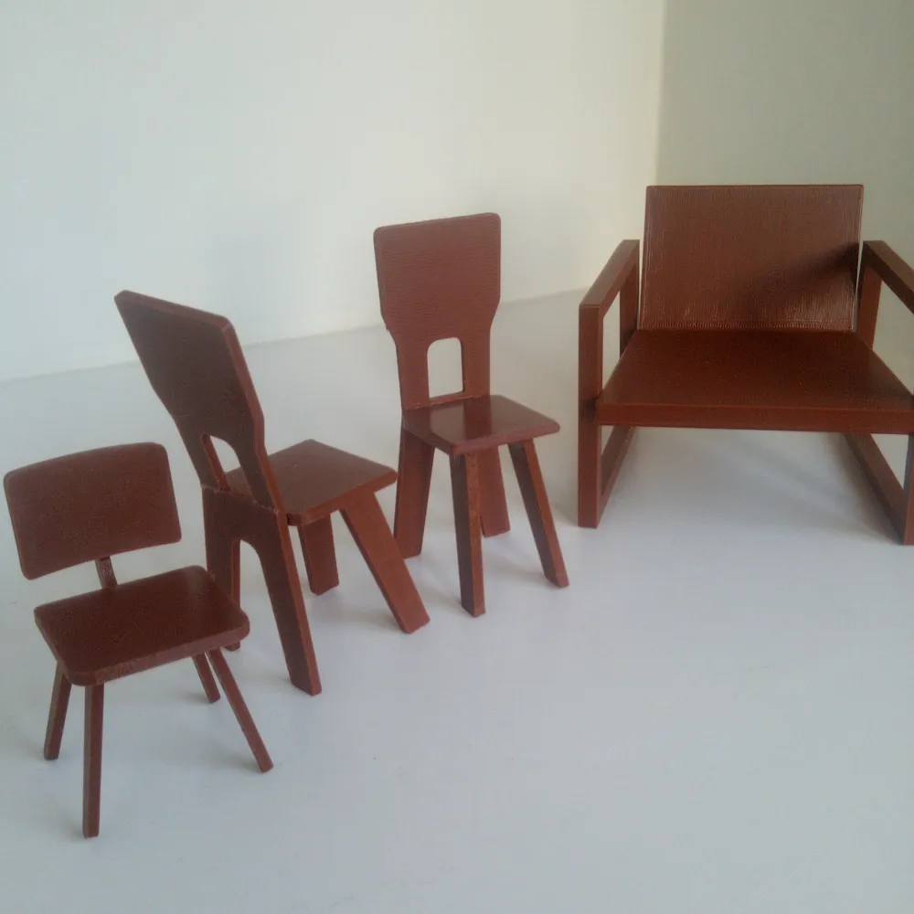 Chair and Armchair by tomsev_ - MakerWorld