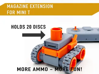Extended Magazine for Mini T CyberBrick RC Tank