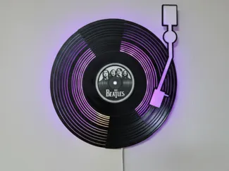 Vanyl Record LED Lamp
