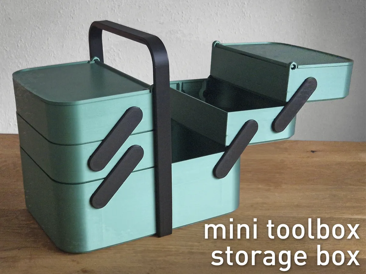 Mini Toolbox Storage Box - Free 3D Print Model - MakerWorld
