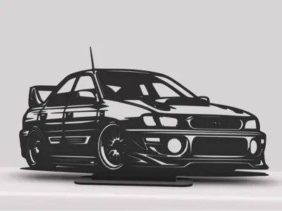 Subaru Impreza STi 1999 Silhouette