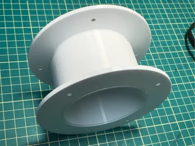 Telescopic Wall Cable Pass 7cm Diameter