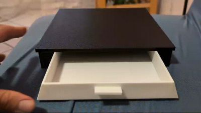 Desktop drawer monitor raiser