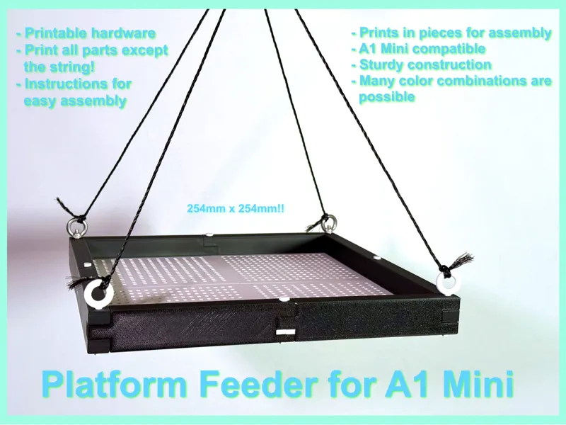Platform Bird Feeder for A1 Mini