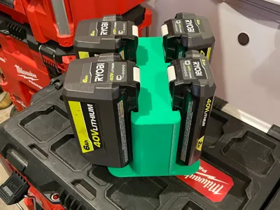 Ryobi 40V Battery Holder for Milwaukee Packout