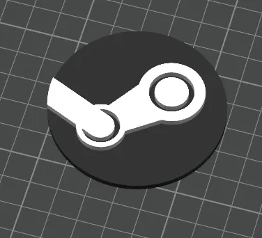 Steam Logo Geometry Steam Logo by Rushed Models MakerWorld: Download Free 3D Models