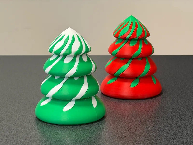 Impossible Vortex Passthrough Christmas Tree Snow