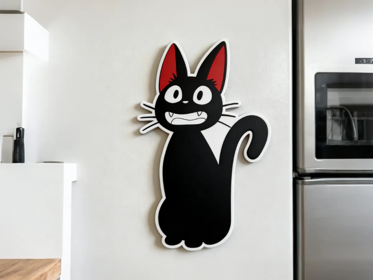 Jiji multi-color printing fridge magnet - cute cartoon badge - anime ...
