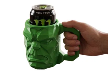 Soporte: Hulk Can Holder – Low Poly Mug — vista de referencia 3