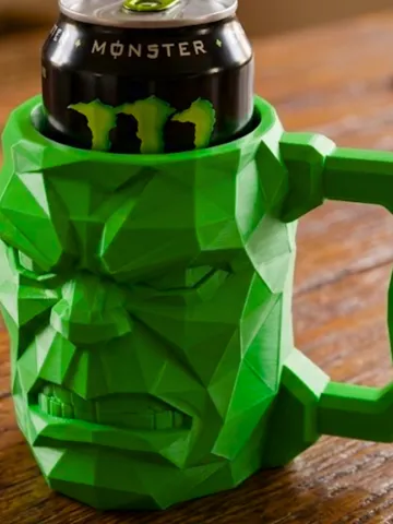 Soporte: Hulk Can Holder – Low Poly Mug — vista de referencia 2