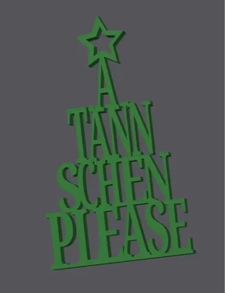 Weihnachtsbaum (ATännschenPlease) Deutsch/Englisch