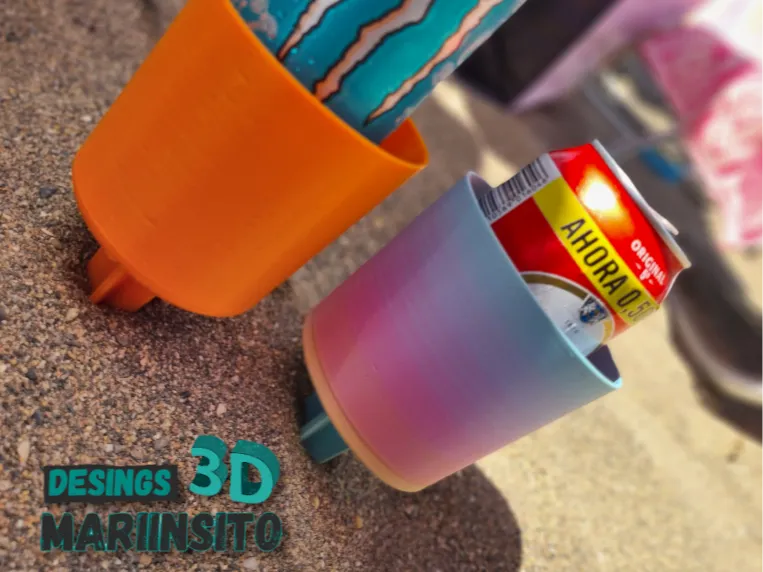 Beach drinks holder