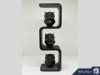 Mini Owl Display Shelf – Tabletop or Wall Mount