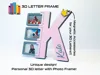 Letter K with photo frame