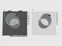 0.2mm layer, 2 walls, 15% infill (2 plates)